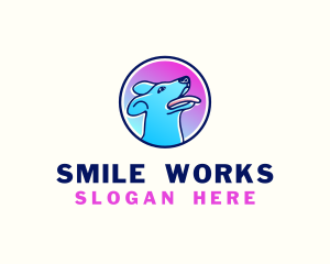 Happy Dog Smile logo design