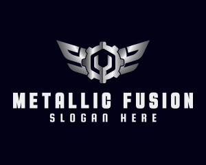 Metal Gear Wrench Mechanic logo design