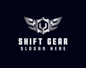 Metal Gear Wrench Mechanic logo design