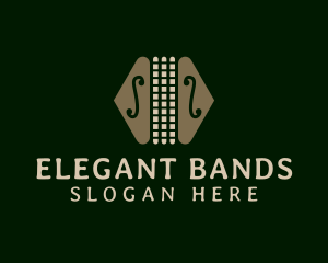 Elegant Accordion Music logo design