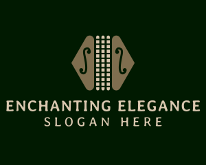 Elegant Accordion Music logo design