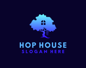 Tree House Residence logo design