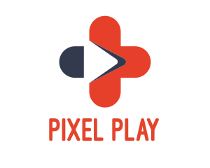 Medical Cross Video Play logo
