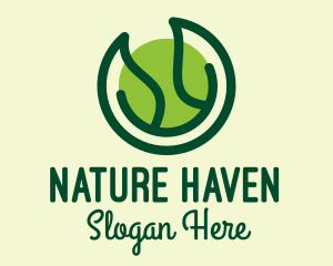 Green Nature Spa logo design