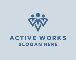 Working Employee Corporation logo design