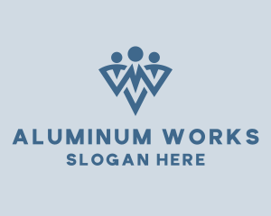 Working Employee Corporation logo design