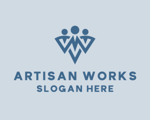 Working Employee Corporation logo design