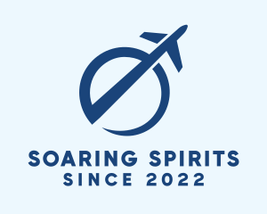 Flying Airplane Transport logo