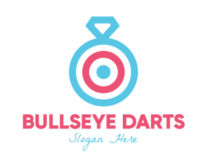 Bulls Eye Ring logo design