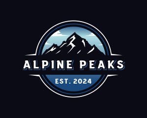 Mountain Peak Trail logo design