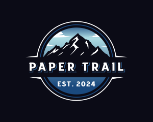 Mountain Peak Trail logo design