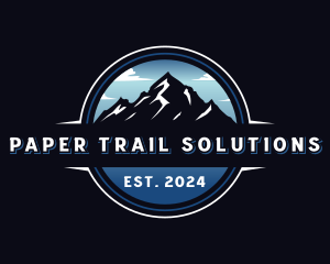 Mountain Peak Trail logo design