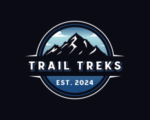 Mountain Peak Trail logo design