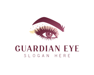 Cosmetics Eyelash Makeup logo design