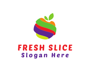 Colorful Fruit Twist logo design