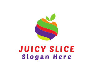 Colorful Fruit Twist logo design