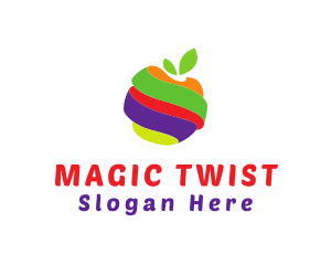 Colorful Fruit Twist logo design