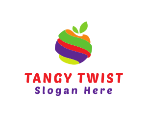 Colorful Fruit Twist logo design