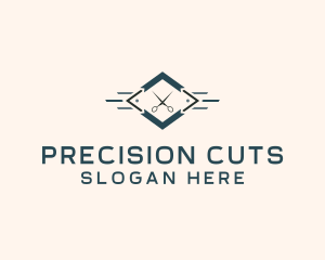 Hipster Scissor Barber logo