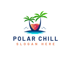 Palm Tree Island Drink logo