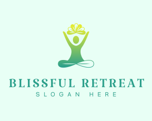 Natural Leaf Yoga logo design