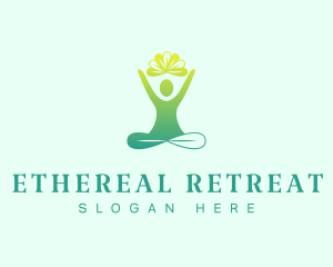 Natural Leaf Yoga logo design