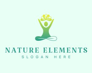 Natural Leaf Yoga logo design