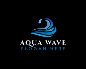 Water Wave Resort logo design