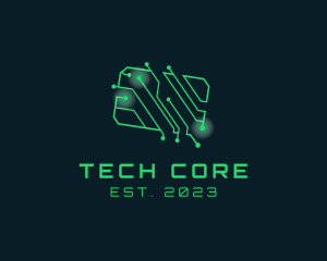 Circuit Tech Chat logo design