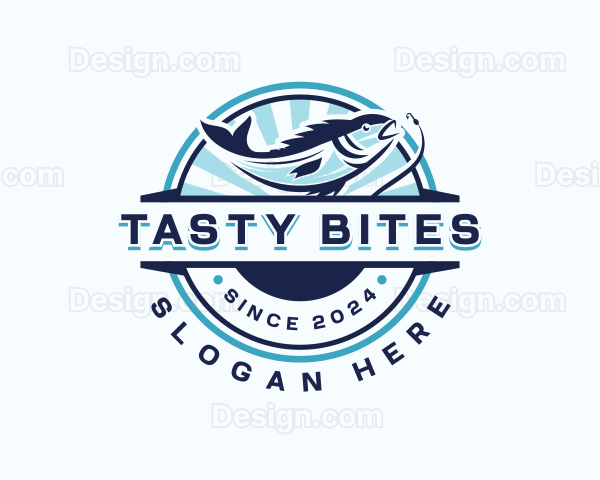 Aquatic Fishing Restaurant Logo