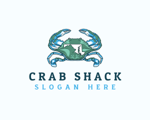 Maryland Blue Crab logo design