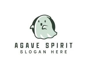 Spirit Cute Ghost logo design