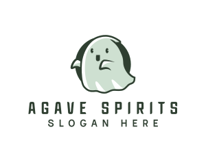 Spirit Cute Ghost logo design