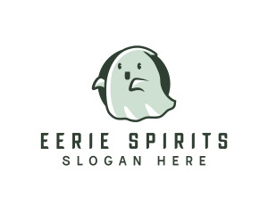 Spirit Cute Ghost logo design