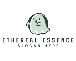 Spirit Cute Ghost logo design