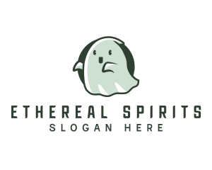 Spirit Cute Ghost logo design