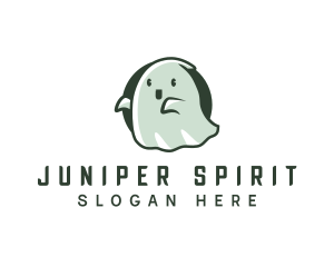 Spirit Cute Ghost logo design