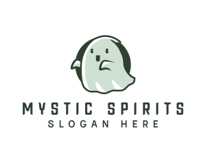 Spirit Cute Ghost logo design