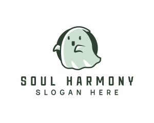 Spirit Cute Ghost logo design