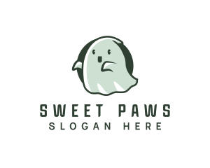 Spirit Cute Ghost logo design