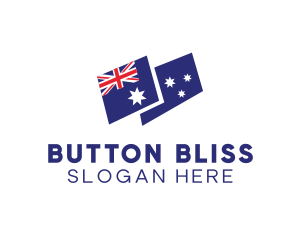 Australia Country Flag logo design