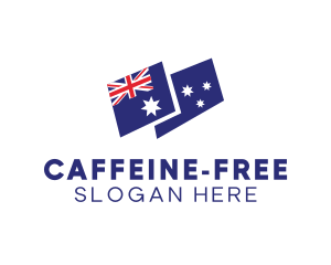 Australia Country Flag logo design