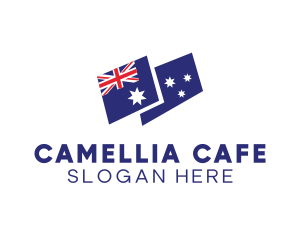 Australia Country Flag logo design