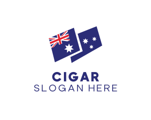 Australia Country Flag logo design