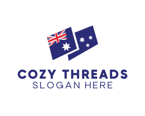 Australia Country Flag logo design