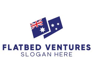 Australia Country Flag logo design