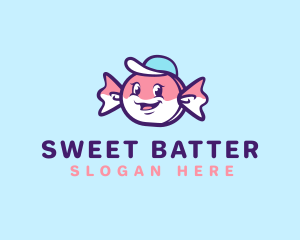 Cute Sweet Candy logo design