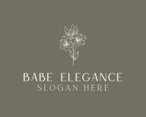 Elegant Flower Fashion logo design