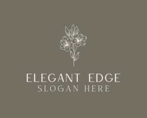 Elegant Flower Fashion logo design