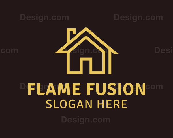 Simple Abstract House Logo